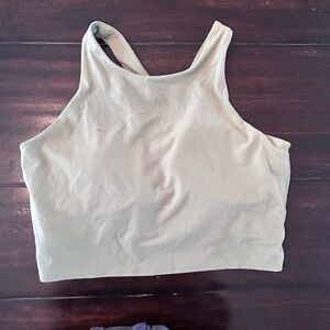 Green Athleta sports bra